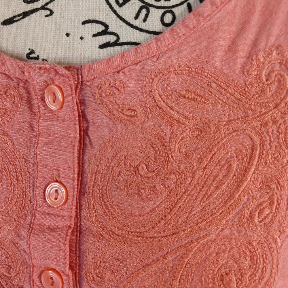 3 for $15 Croft and Barrow Coral Tee shirt - Picture 3 of 12